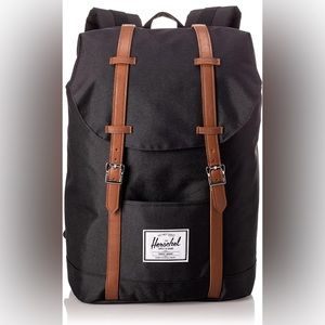 Herschel Retreat Backpack, Black, Classic 19.5L